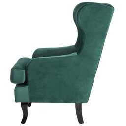 Beliani Armchair Alta Velvet Dark Green - thumbnail 5
