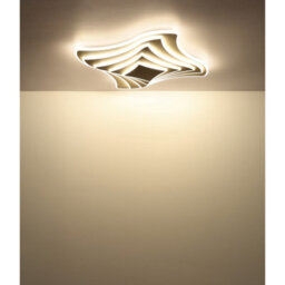 Luminosa Lighting Luminosa Octavio Semi Flush Ceiling Light Matt Sand Led 2700/6000K - thumbnail 6
