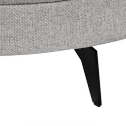 Beliani Chaise Longue Yuri Faux Linen Grey - thumbnail 8