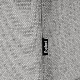 Beliani Chaise Longue Yuri Faux Linen Grey - thumbnail 9