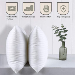 Ameha Dream Sleep Premier Hotel Quality Pillows Anti Allergy Jumbo Stripe Pillows Ultra Loft Luxury Extra Filled Pillow- 3 Pack - thumbnail 5