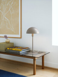 Nordlux Ellen Metal Table Lamp Dome Shade Brown,mains - thumbnail 2