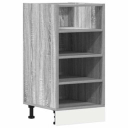 Walplus Bottom Cabinet Riga Grey Sonoma 40X44.5X81.5 Cm Engineered Wood - thumbnail 2