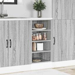 Walplus Bottom Cabinet Riga Grey Sonoma 40X44.5X81.5 Cm Engineered Wood - thumbnail 3