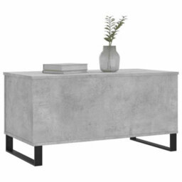 Berkfield Modern Coffee Table Concrete Grey 90X44.5X45 Cm Engineered Wood - thumbnail 4