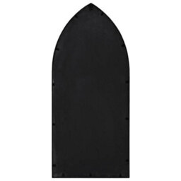 Berkfield Mirror Black 70X30 Cm Iron For Indoor Use - thumbnail 4