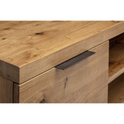 Oakham Premium Kelbrook Tv Unit In Oak And Metal - thumbnail 6