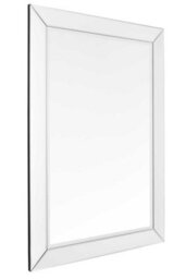 Mirroroutlet Horsley All Glass Modern Wall Mirror 110 X 77 Cm - thumbnail 2