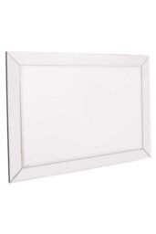 Mirroroutlet Horsley All Glass Modern Wall Mirror 110 X 77 Cm - thumbnail 3