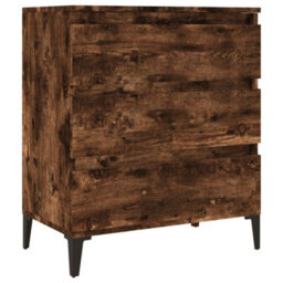 Berkfield Sideboard Smoked Oak 60X35X70 Cm Engineered Wood - thumbnail 2