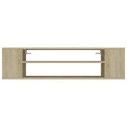 Vidaxl Hanging Tv Cabinet Sonoma Oak 100X30X26.5 Cm Engineered Wood - thumbnail 4