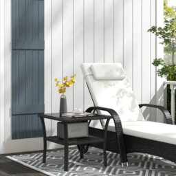 Wyld Haus Keso Rattan Black 2-Tier Square Outdoor Coffee Table 50 X 50 X 45 Cm - thumbnail 3