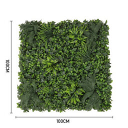 Garden Sanctuary Artificial Plant Wall Panel Decoration Artificial Hedges Panels Leaf Lawn Wall Plant Greenery Panels 100X100 Cm - thumbnail 6