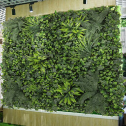 Garden Sanctuary Artificial Plant Wall Panel Decoration Artificial Hedges Panels Leaf Lawn Wall Plant Greenery Panels 100X100 Cm - thumbnail 1