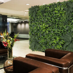 Garden Sanctuary Artificial Plant Wall Panel Decoration Artificial Hedges Panels Leaf Lawn Wall Plant Greenery Panels 100X100 Cm - thumbnail 2
