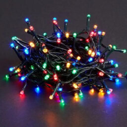 Best Artificial 40 Multi-Coloured Led Indoor Battery String Lights 4M Length Party Fairy Christmas Black Cable