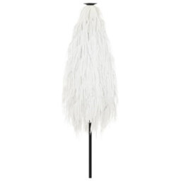 Walplus Garden Parasol With Steel Pole White 223X223X213 Cm - thumbnail 6