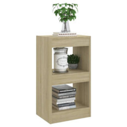 Berkfield Book Cabinet/room Divider Sonoma Oak 40X30X72 Cm - thumbnail 6