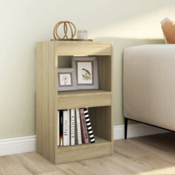 Berkfield Book Cabinet/room Divider Sonoma Oak 40X30X72 Cm - thumbnail 1