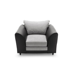 Abakus Direct Dylan Collection Armchair In Light Grey - thumbnail 6
