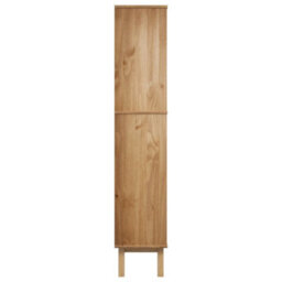 Vidaxl Bookcase Otta With 2 Drawers Brown Solid Wood Pine Bookcases - thumbnail 4