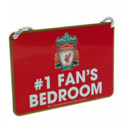 Liverpool Fc 1 Fans Bedroom Door Sign Red/white (One Size) - thumbnail 2
