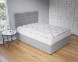 2.5Cm Microfibre Soft Touch 1 Inch Mattress Topper - thumbnail 1