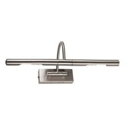Valuelights Capri Brushed Chrome Mains Powered Twin Picture Wall Light And Bulbs