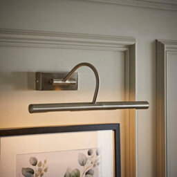 Valuelights Capri Brushed Chrome Mains Powered Twin Picture Wall Light And Bulbs - thumbnail 2