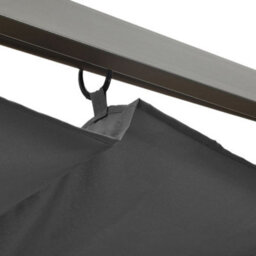 Pergola With Retractable Roof Anthracite 3X3 M Steel 180 G/ma - thumbnail 5