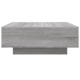 Berkfield Coffee Table With Led Lights Grey Sonoma 80X80X31 Cm - thumbnail 7
