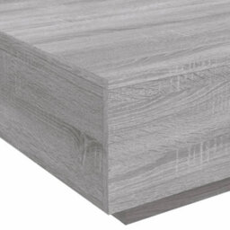 Berkfield Coffee Table With Led Lights Grey Sonoma 80X80X31 Cm - thumbnail 9