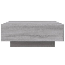 Berkfield Coffee Table With Led Lights Grey Sonoma 80X80X31 Cm - thumbnail 8
