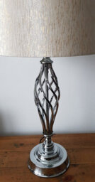 K Living Compton Chrome Table Lamp And Shade - thumbnail 7
