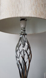 K Living Compton Chrome Table Lamp And Shade - thumbnail 8
