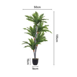 Darphe The Artificial Persian Grass Decorative Plant In The Flower Pot Is 135 Centimeters Tall. - thumbnail 8