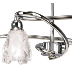 Luminosa Lighting Luminosa Amel Telescopic Convertible To Semi Flush 4 Light L1/sgu10, Polished Chrome - thumbnail 5