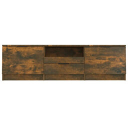 Walplus Tv Cabinet Smoked Oak 140X35X40 Cm Engineered Wood - thumbnail 4