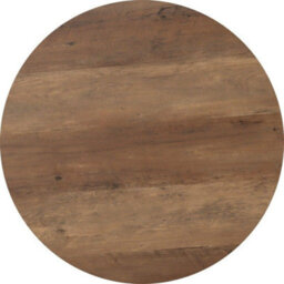 Seconique Quebec Round Coffee Table Set Medium Oak Effect Black - thumbnail 5