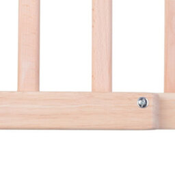 Bettacare Chunky Wooden Screw Fit Dog Gate, 63.5Cm - 105.5Cm, Natural, Wooden Dog Gate Gate, Screw Fit Pet Stair Gate, Puppy Gate - thumbnail 7