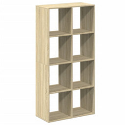 Vidaxl Room Divider Bookcase Sonoma Oak 69.5X29X137.5 Cm Engineered Wood - thumbnail 7