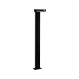 Paulmann 94249 Ryse Solar Bollard Light Led Outdoor Luminaire Incl. 1X1.2 Watt Anthracite Plastic 3000 K Warm White - thumbnail 3
