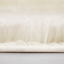 Ameha Cream Shaggy Door Mat 50X80 Cm For Bedroom Non Slip Soft Fluffy Thick Pile Small Rug Non-Shedding Easy To Clean - thumbnail 5