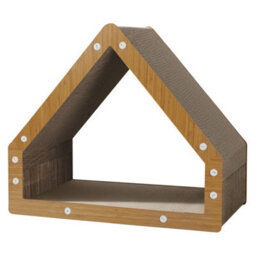 Skylos Cat Scratching Board House Corrugated Cardboard Scratcher Indoor - thumbnail 2