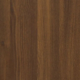 Berkfield Drawer Cabinet With Castors Brown Oak Engineered Wood - thumbnail 8