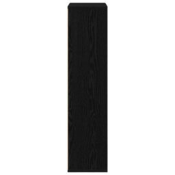 Berkfield Bookcase Black Oak 50X25X105 Cm Engineered Wood - thumbnail 7