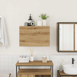 Walplus Bathroom Wall Cabinet Artisan Oak 60X25X40 Cm Engineered Wood - thumbnail 3