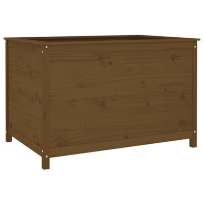 Berkfield Rustic Garden Raised Bed Honey Brown 119.5X82.5X78 Cm Solid Wood Pine - image 1