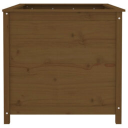 Berkfield Rustic Garden Raised Bed Honey Brown 119.5X82.5X78 Cm Solid Wood Pine - thumbnail 4