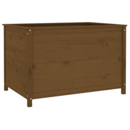 Berkfield Rustic Garden Raised Bed Honey Brown 119.5X82.5X78 Cm Solid Wood Pine - thumbnail 6